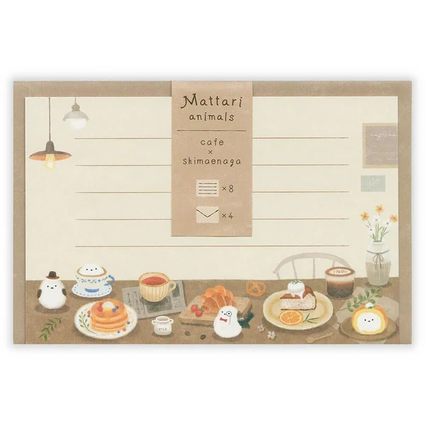 Papier Lettre & Enveloppe Matari Animals - Shima Enaga