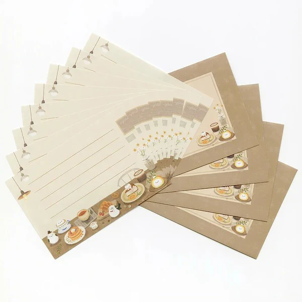 Papier Lettre & Enveloppe Matari Animals - Shima Enaga - Image 6