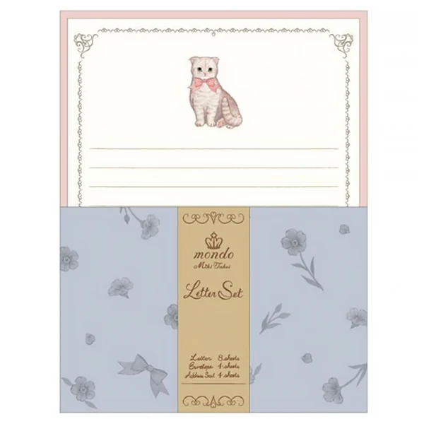 Papier Lettre & Enveloppe Miki Mondo - Munchkin Cat