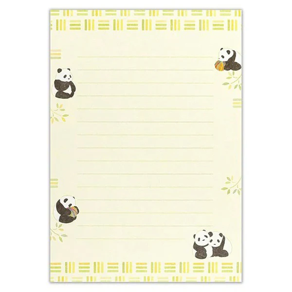 Papier Lettre & Enveloppe Miyu - Panda - Image 2