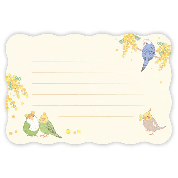 Papier Lettre & Enveloppe Parrot - Mimosa - Image 2