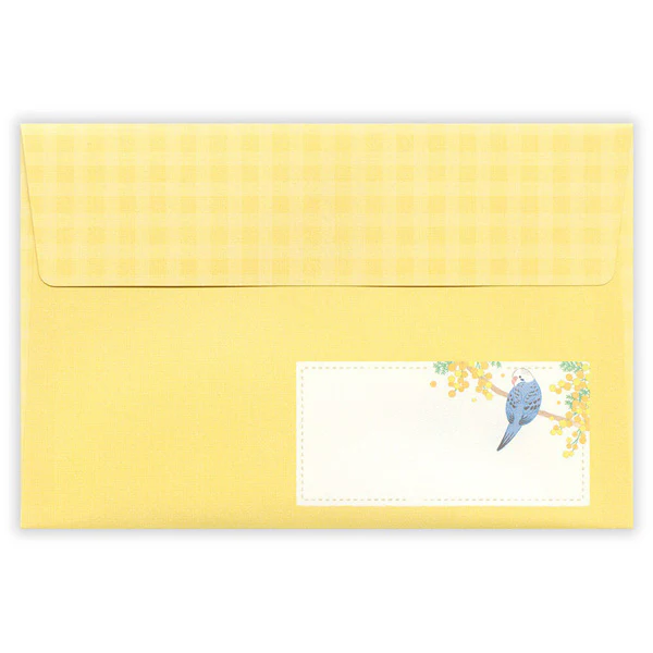 Papier Lettre & Enveloppe Parrot - Mimosa - Image 4
