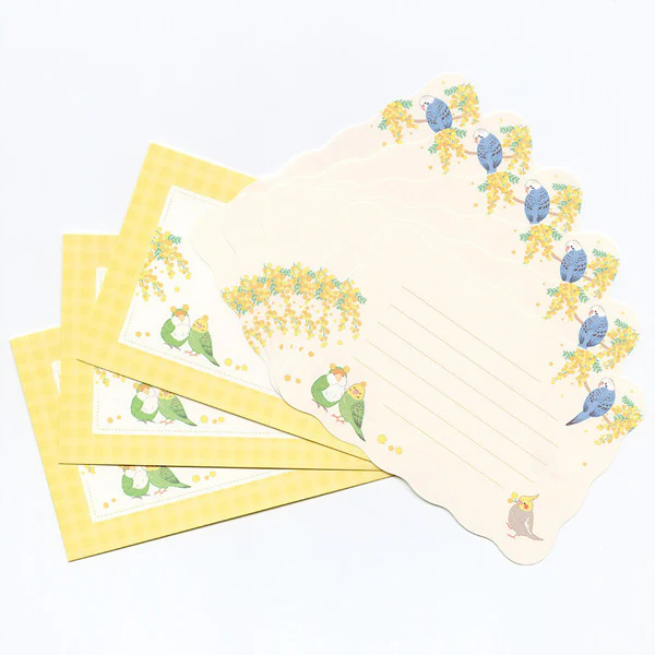 Papier Lettre & Enveloppe Parrot - Mimosa - Image 6