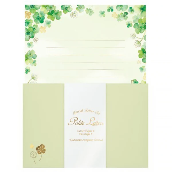 Papier Lettre & Enveloppe Polite - Clover