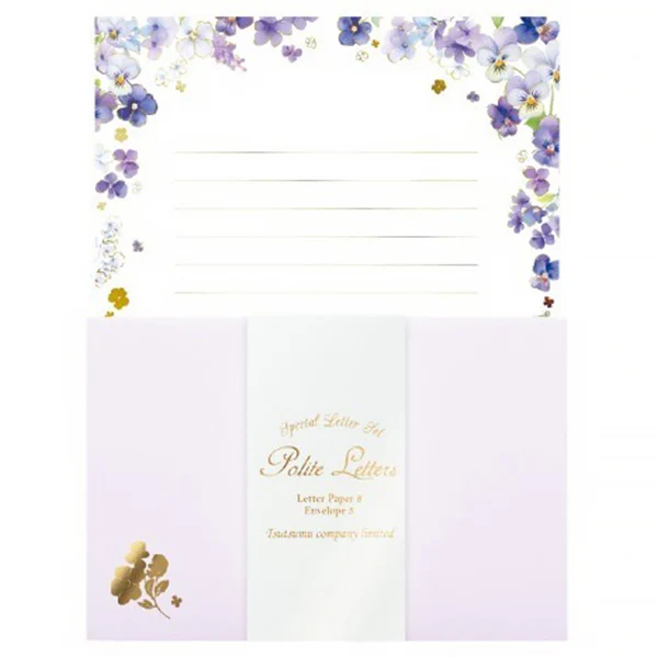 Papier Lettre & Enveloppe Polite - Viola