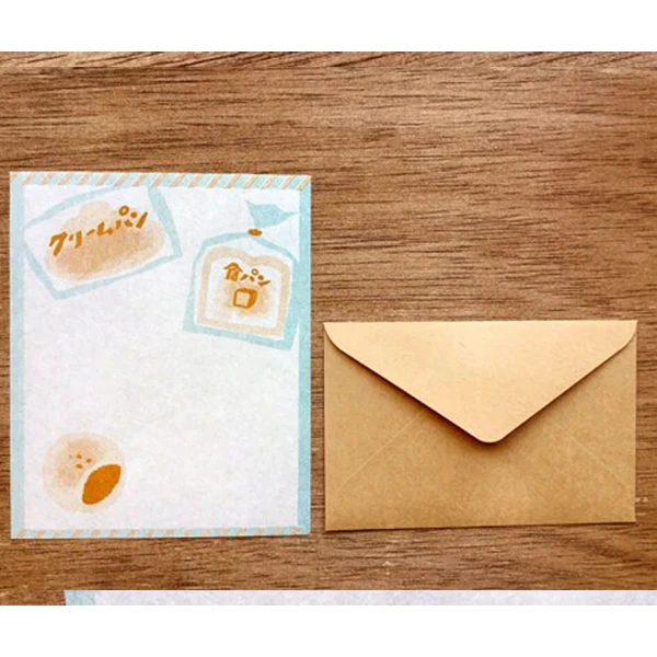 Papier Lettre & Enveloppe Retro Diary - Snack Bread - Image 2