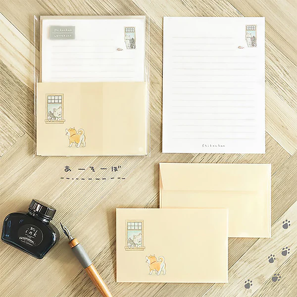 Papier Lettre & Enveloppe Shiba - Aasobo - Image 2