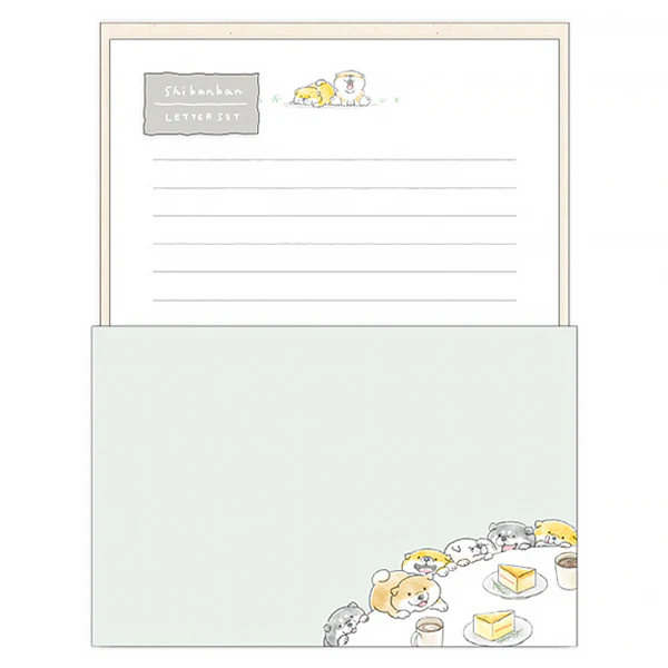 Papier Lettre & Enveloppe Shiba - I See You