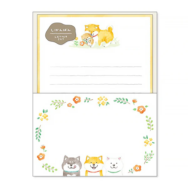 Papier Lettre & Enveloppe Shiba - Ohana