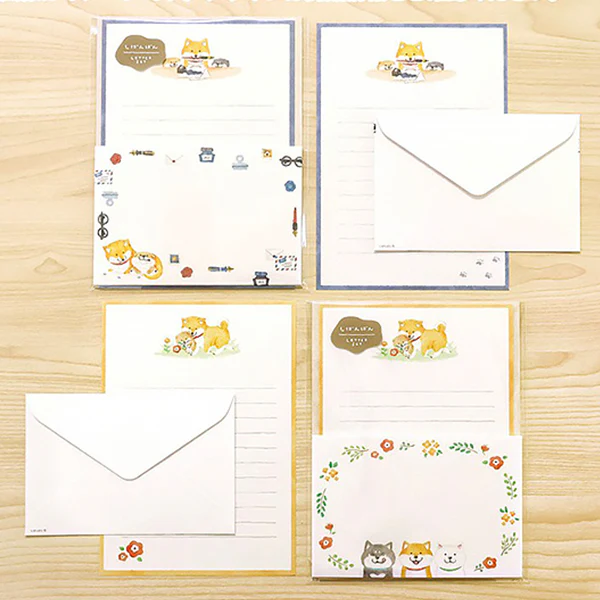Papier Lettre & Enveloppe Shiba - Letter - Image 3
