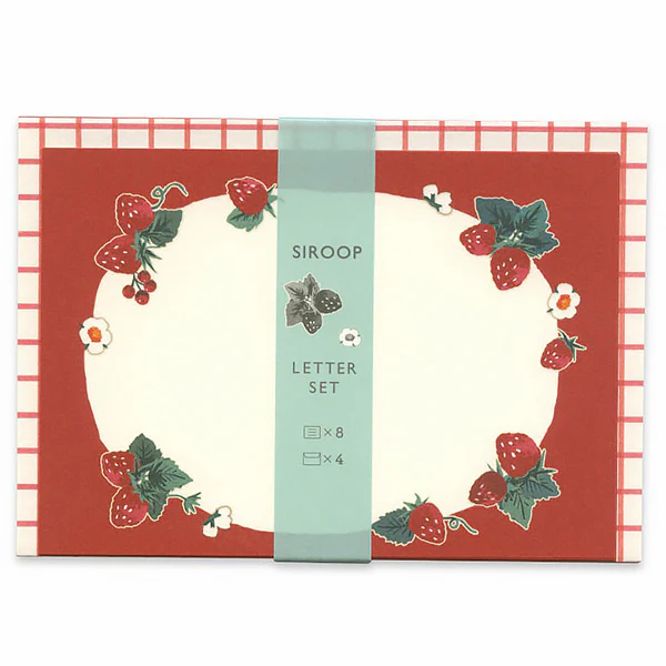 Papier Lettre & Enveloppe Sirop - Strawberry