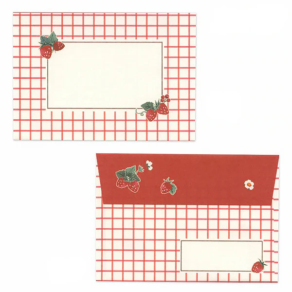 Papier Lettre & Enveloppe Sirop - Strawberry - Image 3