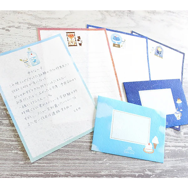 Papier Lettre & Enveloppe Sora Café, -Menu 24H- - Image 2