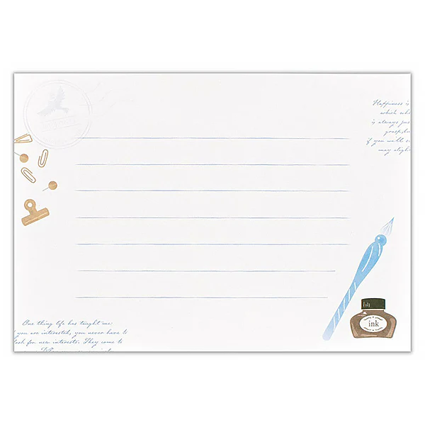 Papier Lettre & Enveloppe Stationery Deco (avec Autocollant) - Image 2