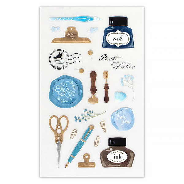 Papier Lettre & Enveloppe Stationery Deco (avec Autocollant) - Image 5