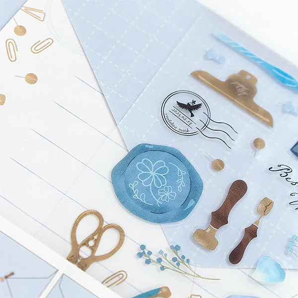 Papier Lettre & Enveloppe Stationery Deco (avec Autocollant) - Image 6