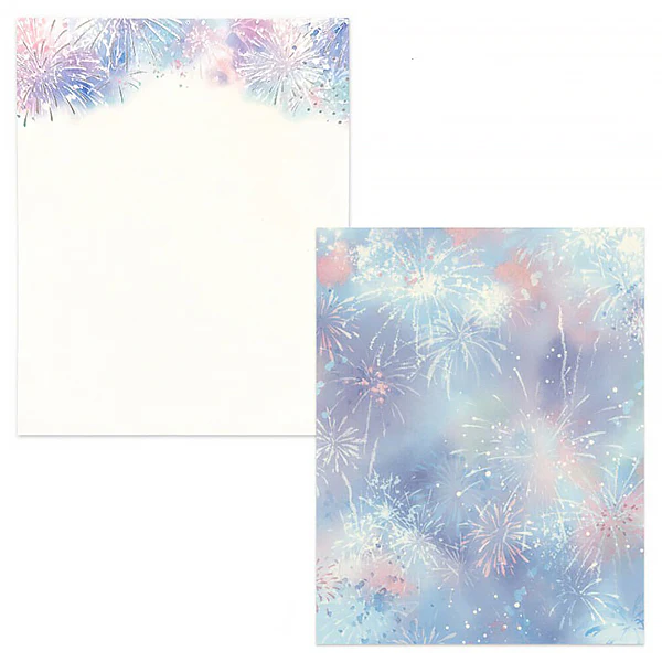 Papier Lettre & Enveloppe Summer - Firework - Image 2