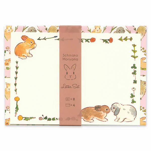 Papier Lettre & Enveloppe Usagi Motoko - Flower