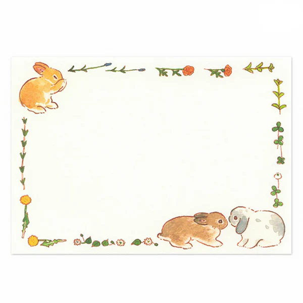 Papier Lettre & Enveloppe Usagi Motoko - Flower - Image 2