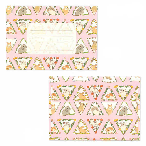 Papier Lettre & Enveloppe Usagi Motoko - Flower - Image 3