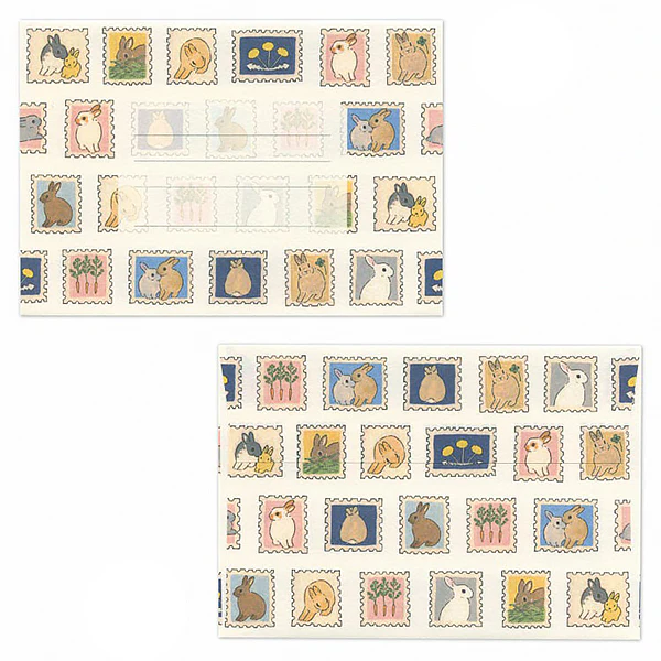 Papier Lettre & Enveloppe Usagi Motoko - Stamp - Image 2