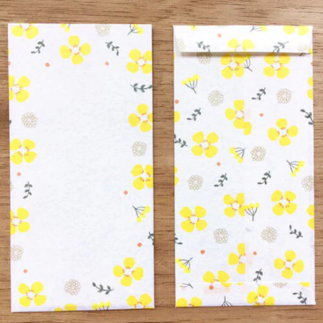 Papier Lettre & Enveloppe Washi - Capucine - Image 5