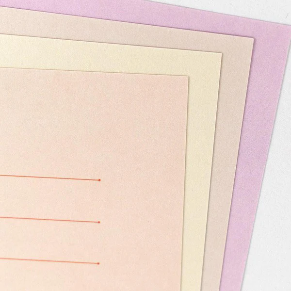 Papier Lettre & Enveloppe Heart Color - Crépuscule - Image 10