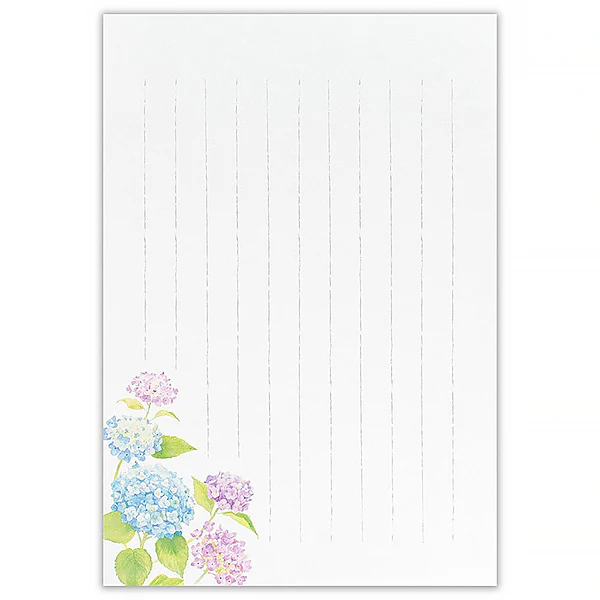 Papier Lettre Ippitsusen - Early Summer, Hortensia - Image 3