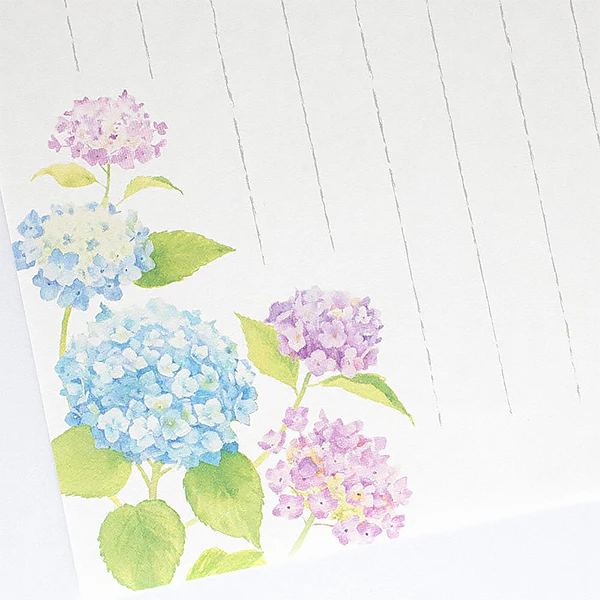 Papier Lettre Ippitsusen - Early Summer, Hortensia - Image 4