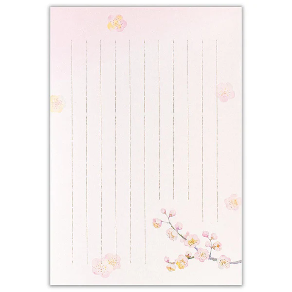 Papier Lettre Ippitsusen - Plum Blossom - Image 2