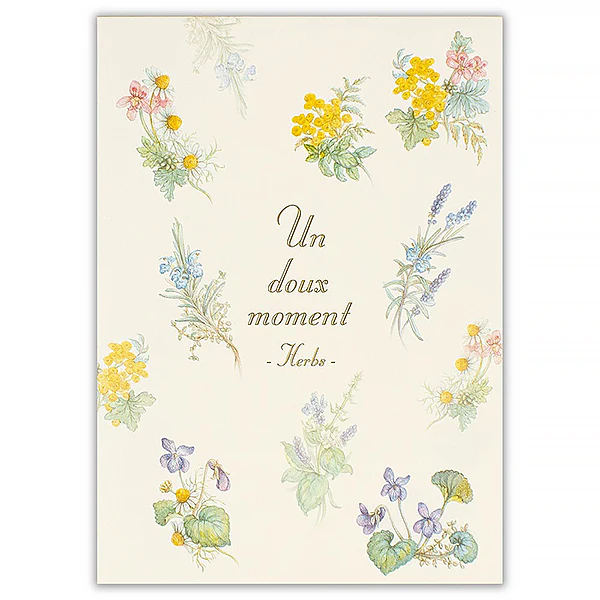 Papier Lettre Ippitsusen Un Doux Moment - Herb