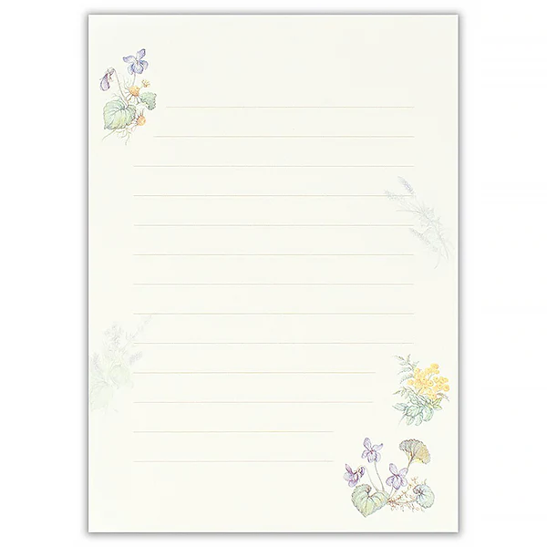 Papier Lettre Ippitsusen Un Doux Moment - Herb - Image 2