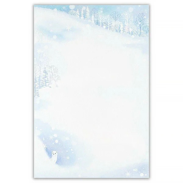 Papier Lettre Winter Scene - Petal Snow - Image 3