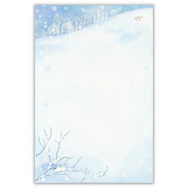 Papier Lettre Winter Scene - Petal Snow - Image 4