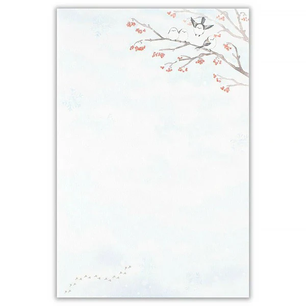 Papier Lettre Winter Scene - Playing With Snow - Image 3