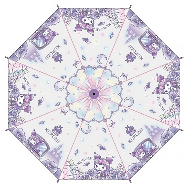Parapluie Canne Kuromi Castle - Sanrio Official, 55cm - Image 2