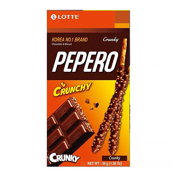 Pepero Crunchy Chocolat - Lotte, 39g - Image 2