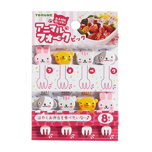 Pique Fourchette Bento - Animal Happy Day