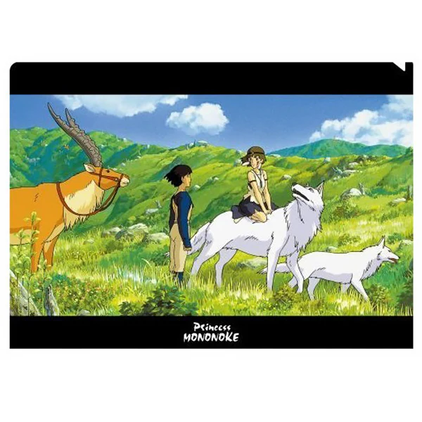 Porte Document Princesse Mononoké - San & Ashitaka, Ghibli Official - Image 2