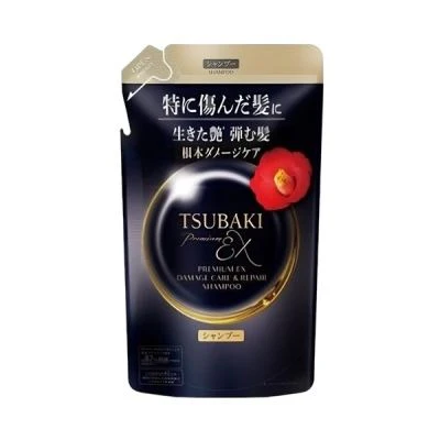 Recharge Shampoing Tsubaki Premium Ex Damage Care & Repair, 300ml - Shiseido - Image 2