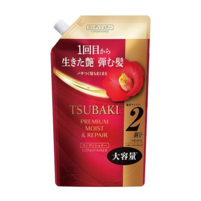 Recharge Shampoing Tsubaki Premium Moist, 600ml - Shiseido - Image 2
