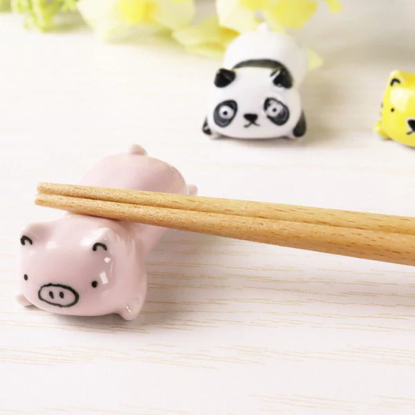 Repose Baguettes Animal Pottery - Pig