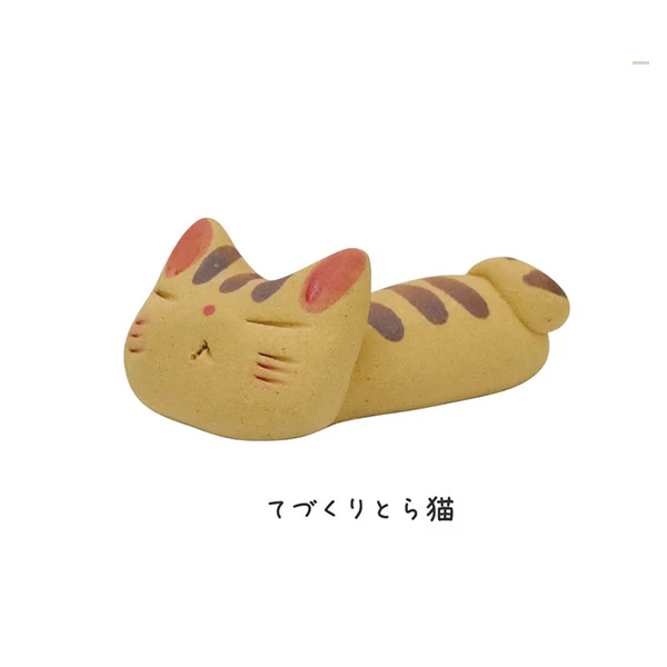 Repose Baguettes Minoyaki Cat Allongé - Toraneko
