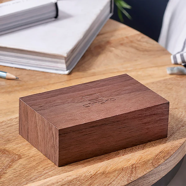 REVEIL FLIP CLICK CLOCK - BOIS NOYER - Image 3