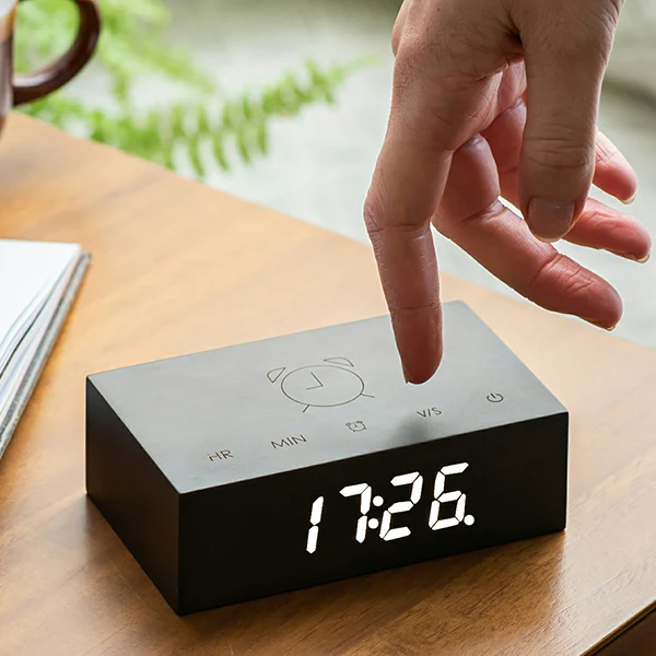 Réveil Flip Click Clock - Noir