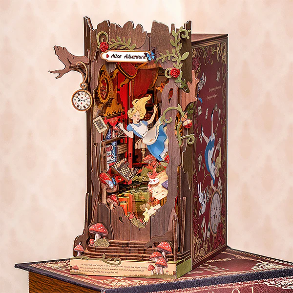 Rolife Alice aux Pays des Merveilles - DIY Book Nook, 300pcs (TGB12) - Image 9
