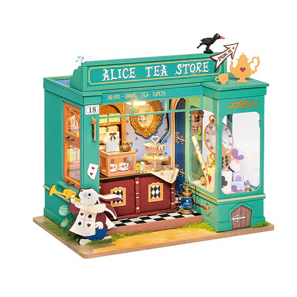 Rolife Alice's Tea Store - Maison Miniature, 136pcs (DG156) - Image 4