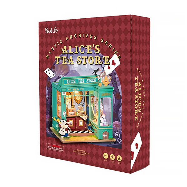 Rolife Alice's Tea Store - Maison Miniature, 136pcs (DG156) - Image 7