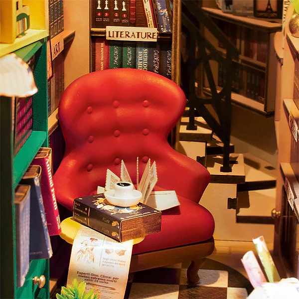 Rolife Bookstore - DIY Book Nook, 194pcs (TGB07-B) - Image 4