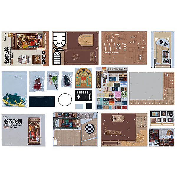 Rolife Bookstore - DIY Book Nook, 194pcs (TGB07-B) - Image 7